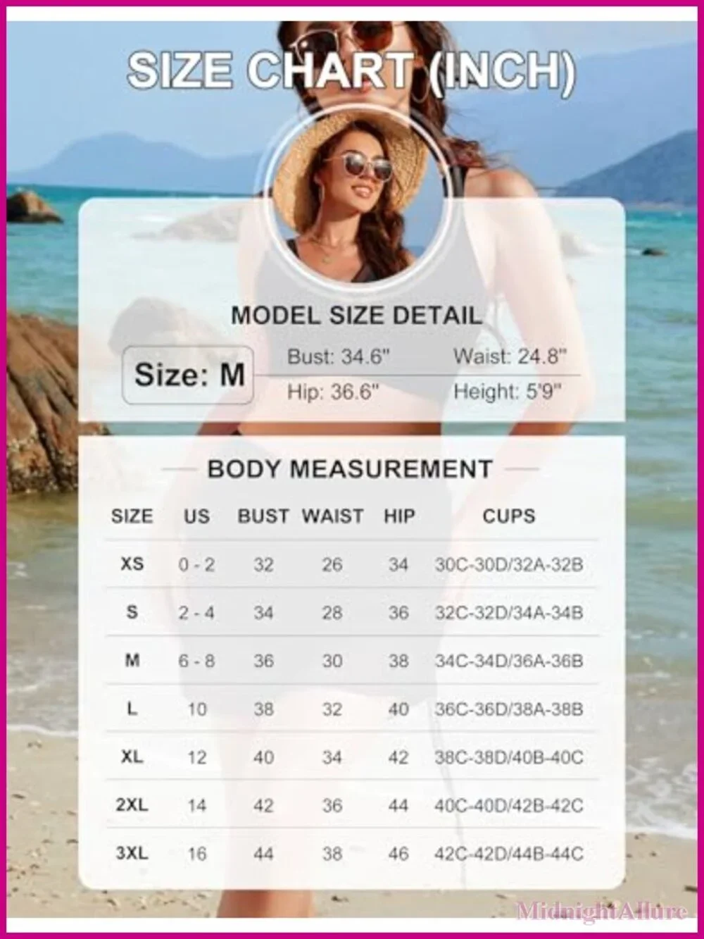 Women Mesh Swim Skirt High Waisted Tummy Control Bikini Set